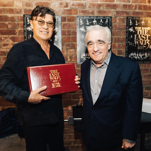 Martin Scorsese and Robbie Robertson