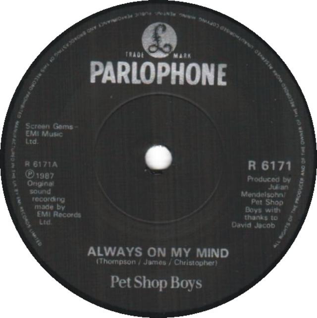 Once Upon a Time in the Top Spot: Pet Shop Boys, “Always on My Mind”
