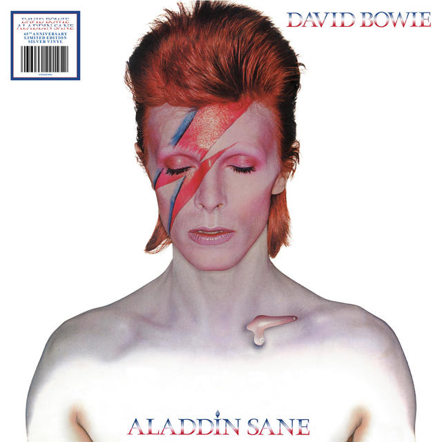 ALADDIN SANE : 45th ANNIVERSARY – Silvery Vinyl