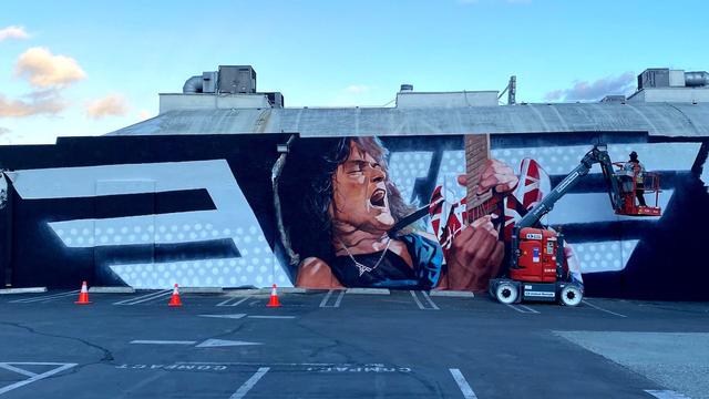 EVH Mural, Guitar Center