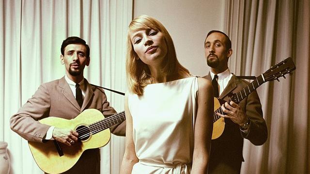 NEW YORK - 1962: Peter Yarrow, Mary Travers, and Noel "Paul" Stookey of Peter, Paul and Mary pose for a picture circa 1962 in New York, New York. (Photo by Michael Ochs Archives/Getty Images)
