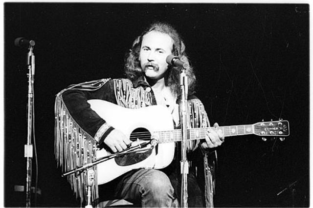 David Crosby on the fringe, 1970 