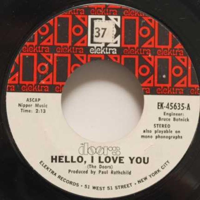 Once Upon a Time in the Top Spot: The Doors, “Hello, I Love You”