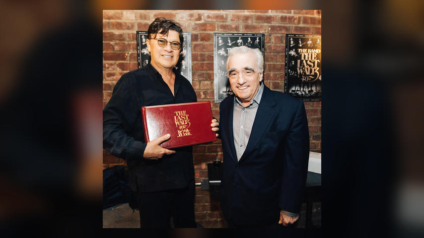 Martin Scorsese and Robbie Robertson