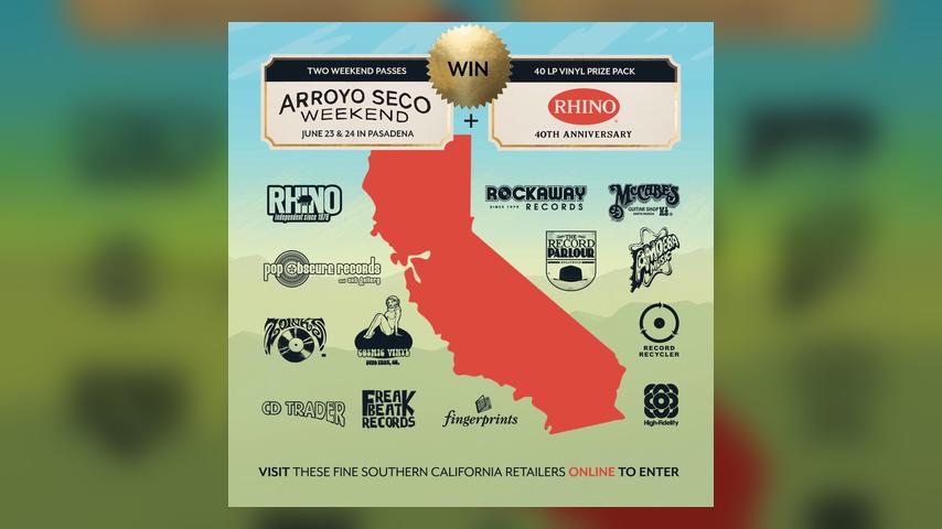 Arroyo Seco & Rhino Vinyl Giveaway Retailers