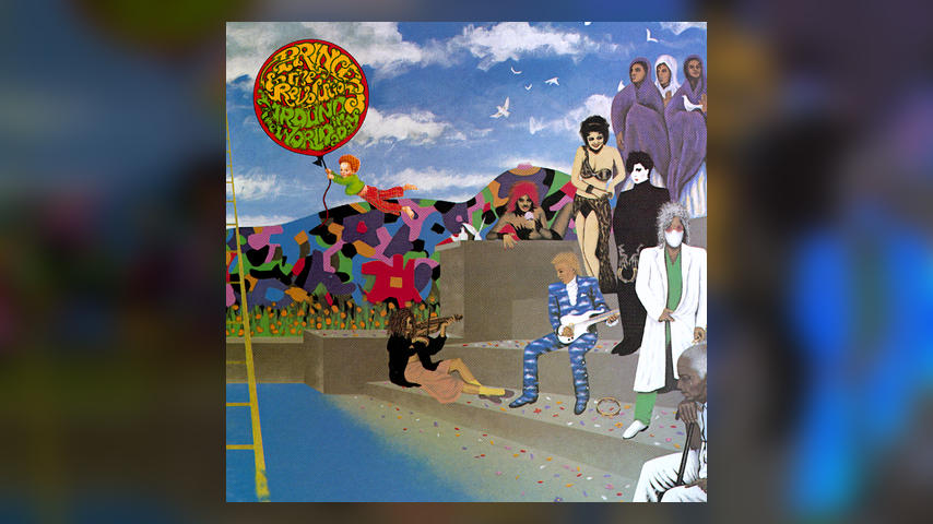 Prince AROUND THE WORLD IN A DAY Album Cover