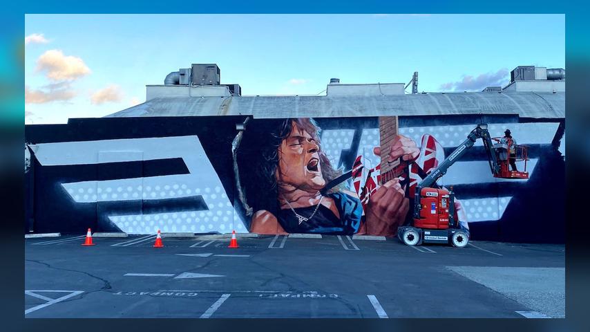 EVH Mural, Guitar Center