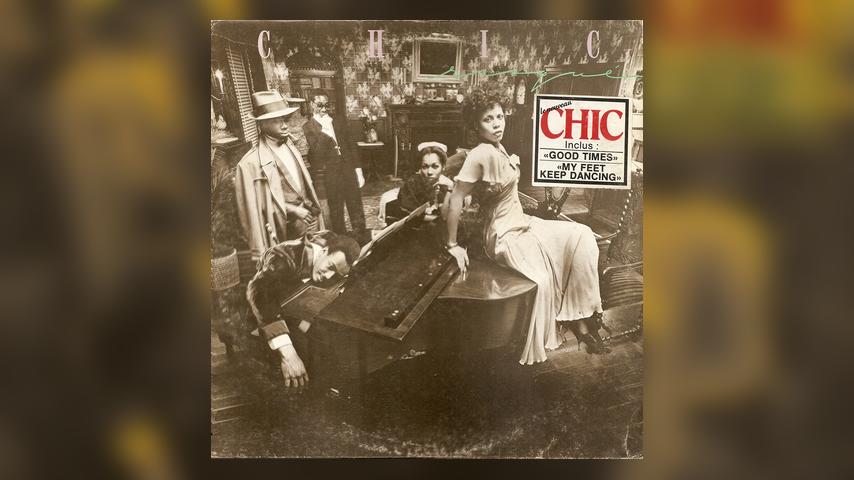 The vinyl album cover for CHIC, Risqué