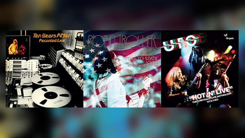 LIVE RARITIES FROM THE CHRYSALIS VAULTS FROM TEN YEARS AFTER, ROBIN TROWER, AND UFO